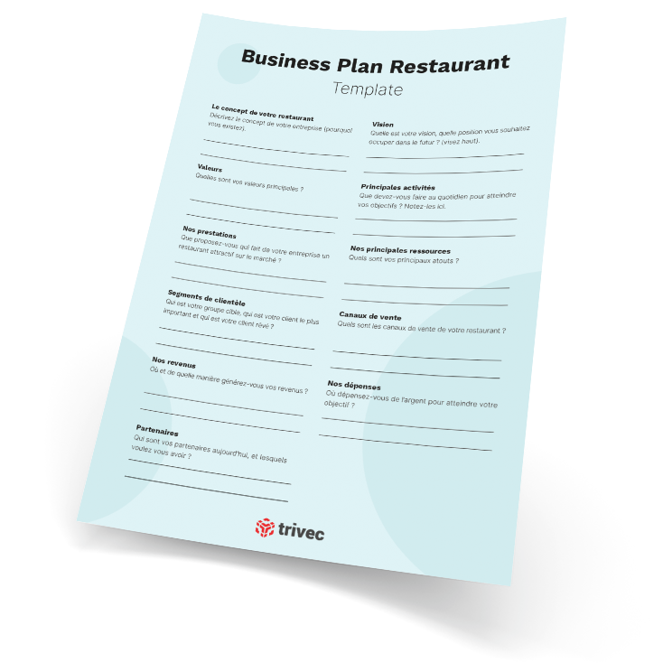 business plan restaurant france